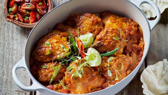 Le Creuset Curries and Casseroles in NEW Le Creuset Cotton White