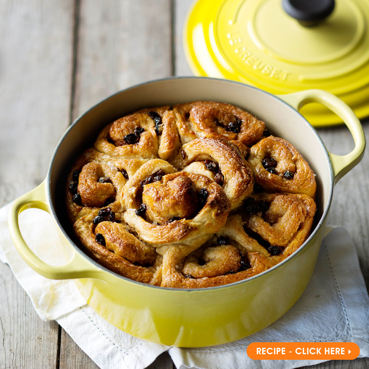 Le Creuset Cinnamon Buns Recipe - Easter