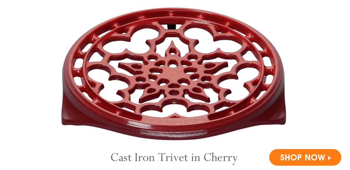 Cast Iron Trivet in Cherry