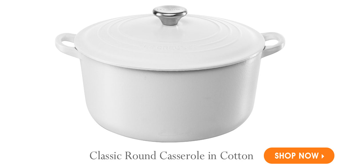 Le Creuset Classic Round Casserole in Cotton