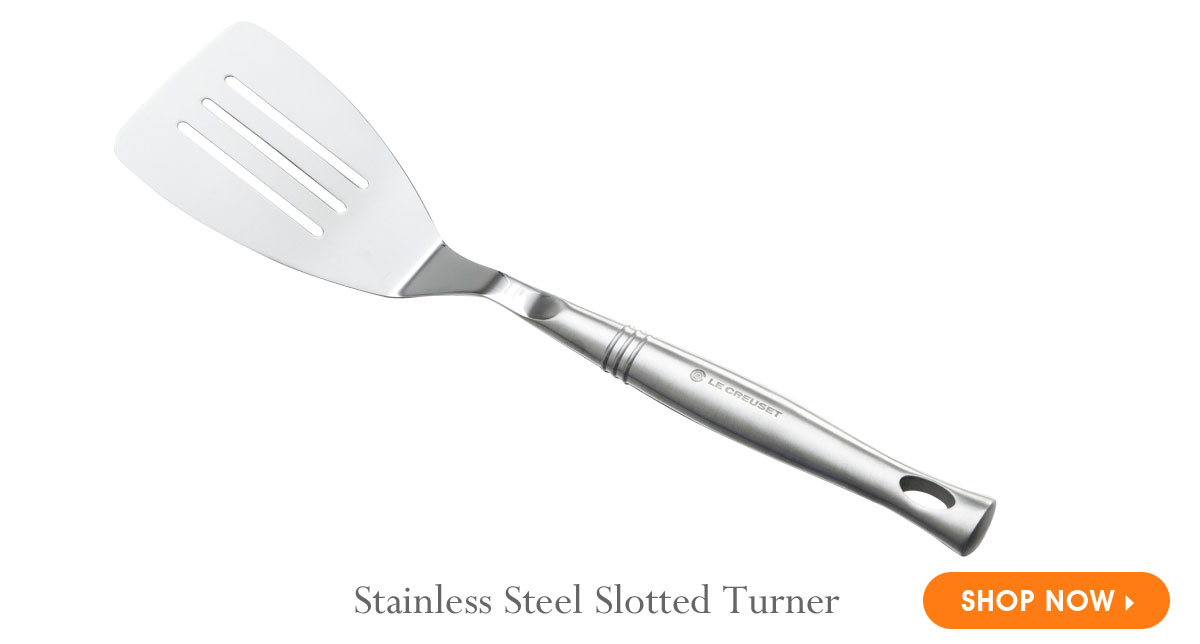 Stainless Steel Slotted Turner from Le Creuset