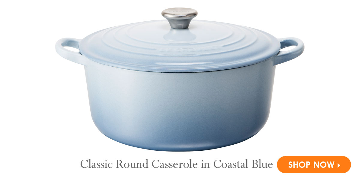 Le Creuset Classic Round Casserole in Coastal Blue