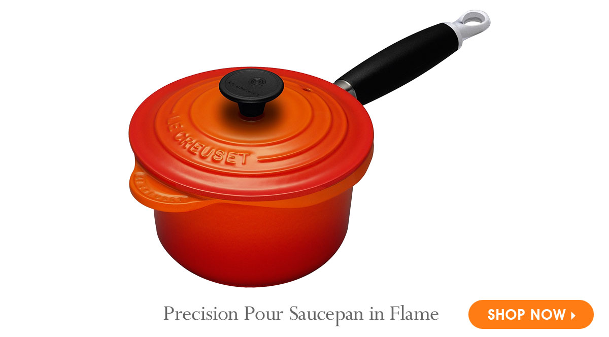 Le Creuset Precision Pour Saucepan in Flame