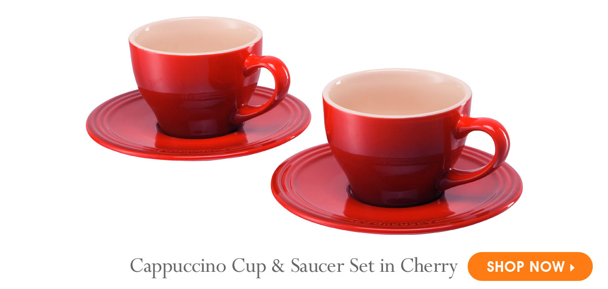 Cappuccino Cup & Saucer set of two