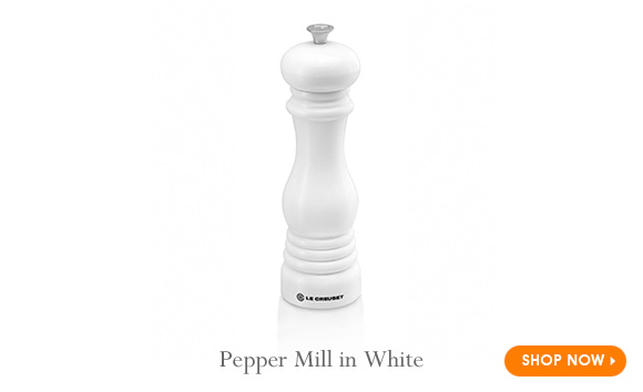 Pepper Mill in White