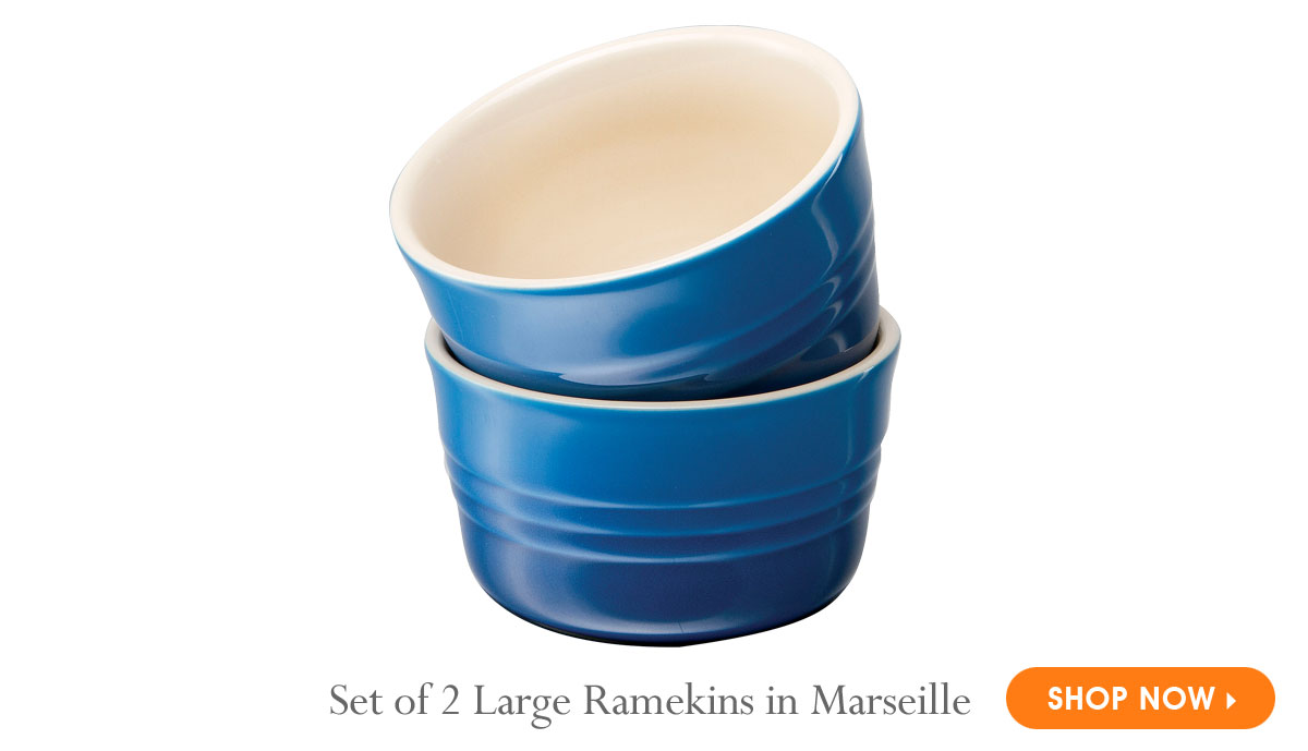 Set of 2 Large Ramekins in Marseilles