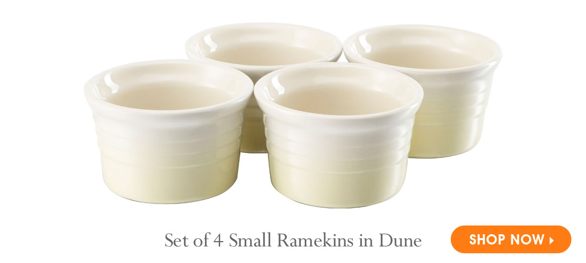 Set of 4 Small Ramekins in Dune