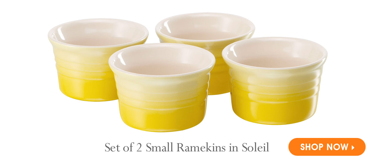 Set of 4 Small Ramekins in Soleil