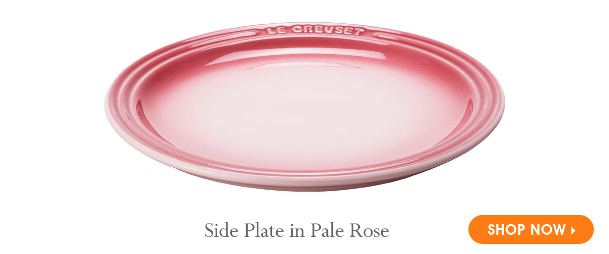 Side Plate in Pale Rose