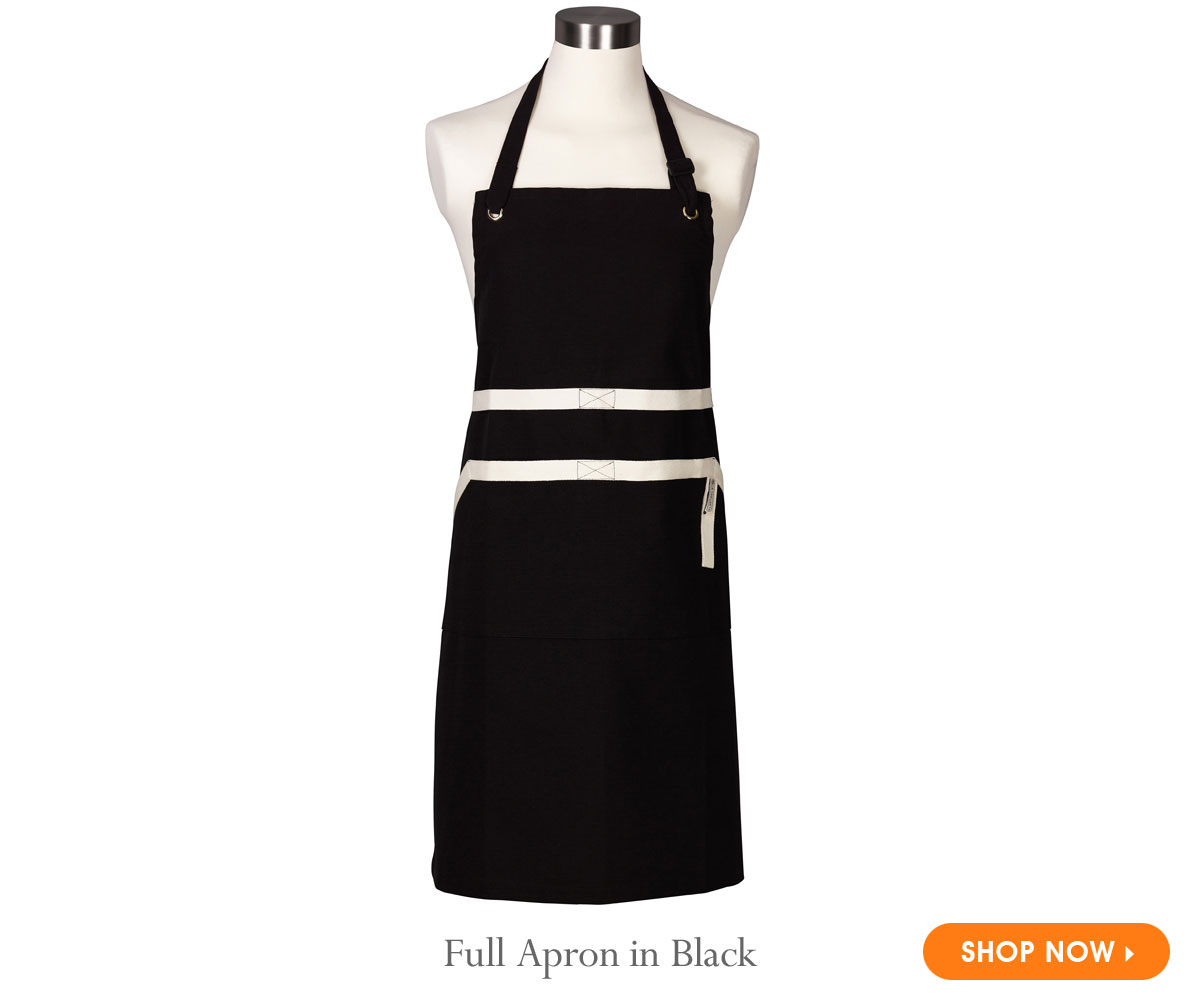 Full Apron in Black