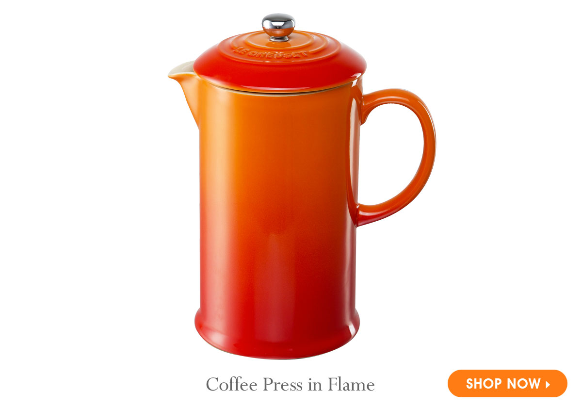 Coffee Press in Flame