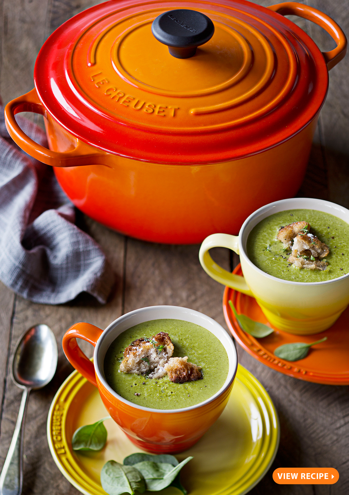 Brocolli-Spinach-Soup