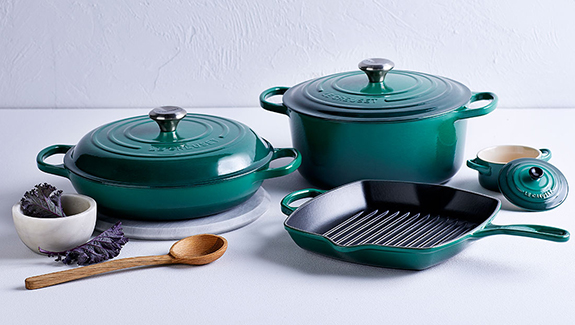 Le Creuset | [Competition Closed] WIN 1 of 2 Cast Iron Sets in New Kale!