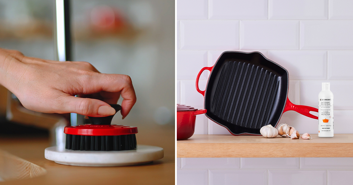 How to Clean Le Creuset Grill Pans and Skillets 