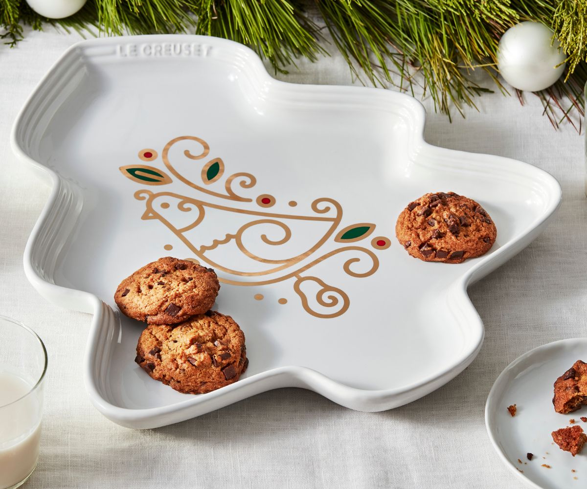 New Noel Collection Tree Cookie Plate