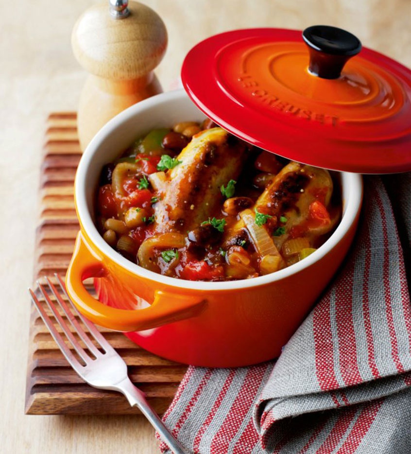 Sausage and Bean Casserole - Le Creuset Recipes