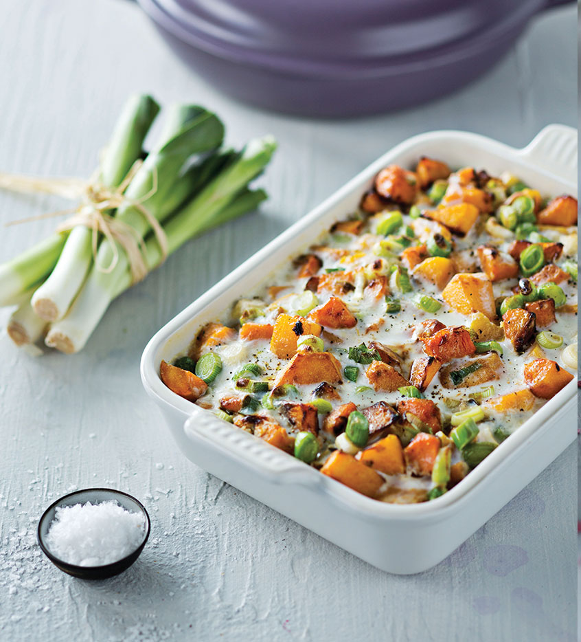 Creamy Butternut and Leek Bake - Le Creuset Recipes