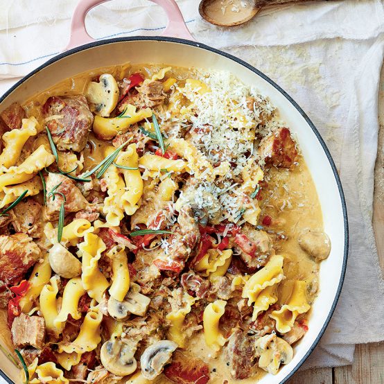 Creamy Pork and Pasta | Le Creuset Recipes